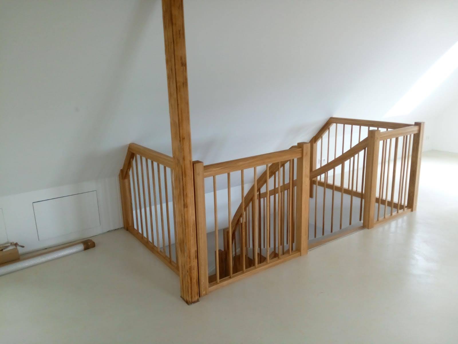 Holzgeländer